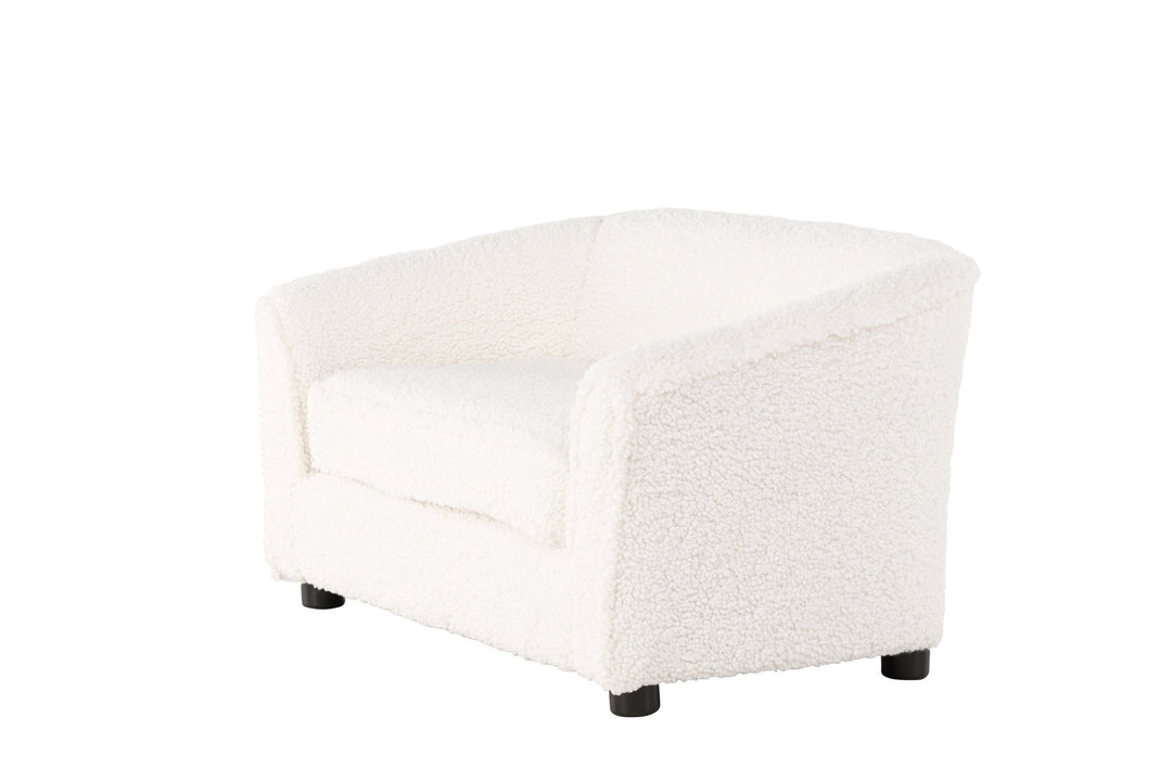 Venture Home Måna Kids Sofa - Black / White Teddy