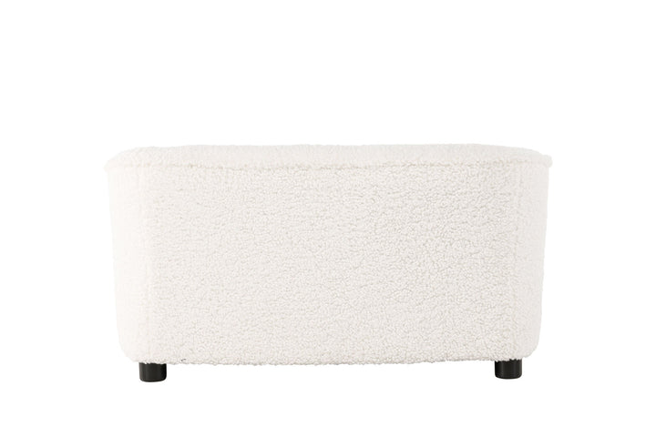 Venture Home Måna Kids Sofa - Black / White Teddy