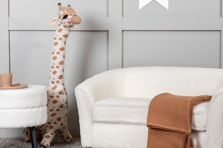 Venture Home Måna Kids Sofa - Black / White Teddy