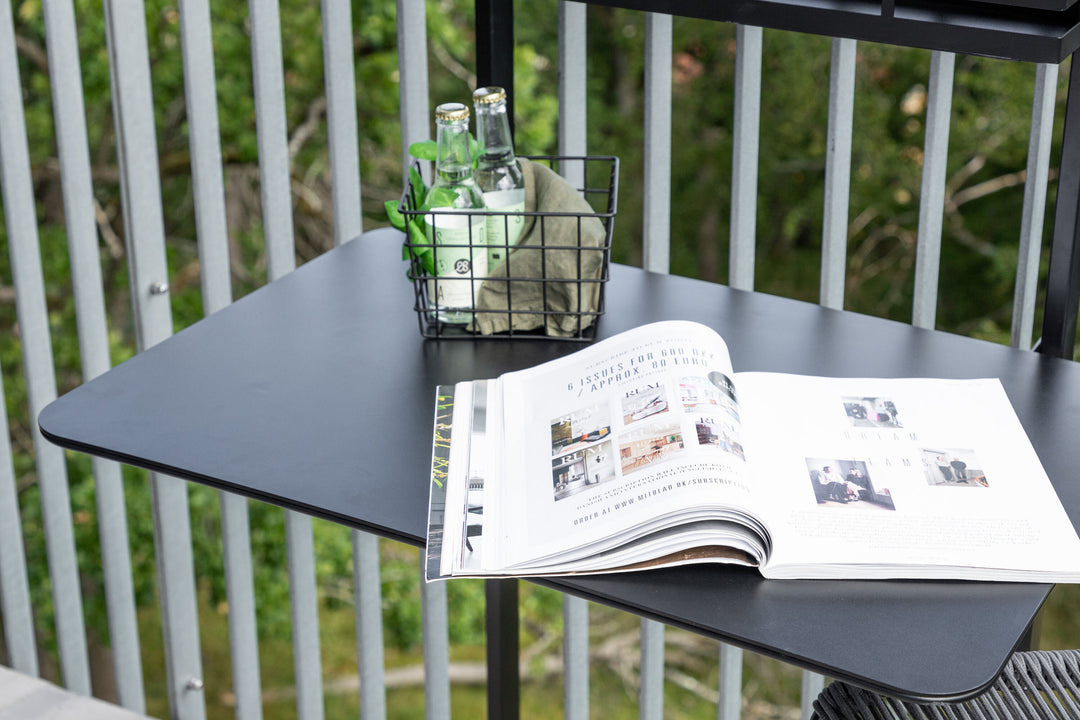 Venture Home Borneo Balconytable Steel - Black / Rectangular 77*57*120