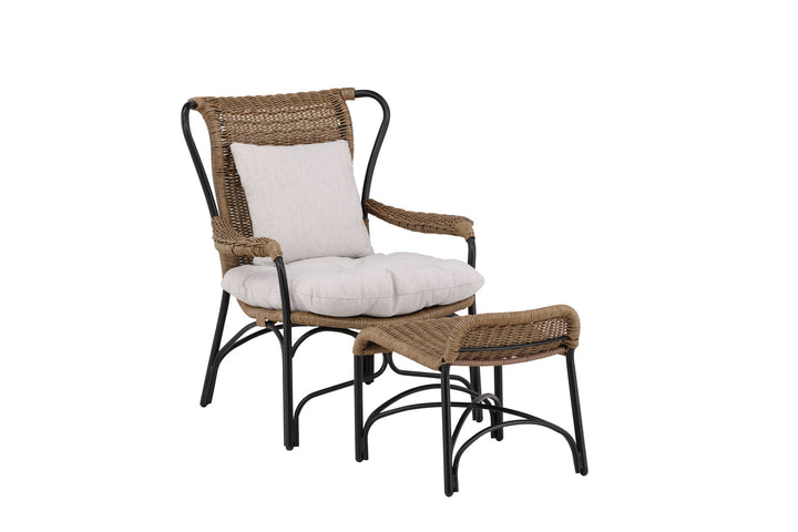 Venture Home Loreto Loungechair Black - Nature Rattan