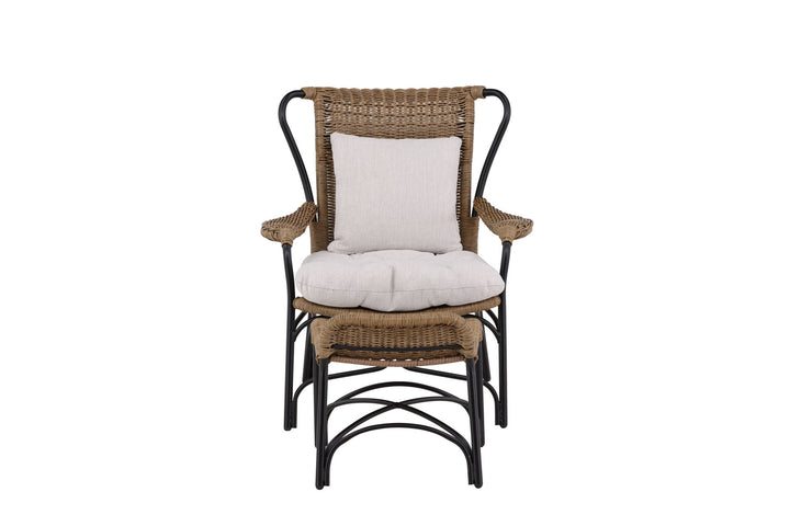 Venture Home Loreto Loungechair Black - Nature Rattan