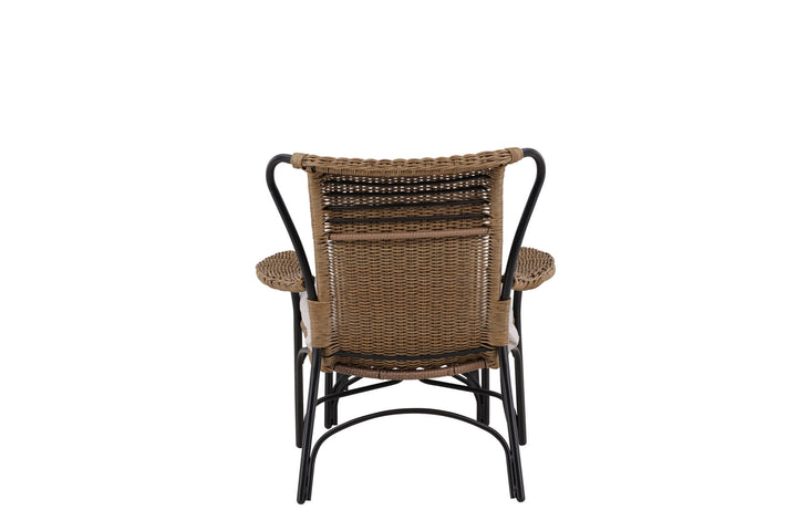 Venture Home Loreto Loungechair Black - Nature Rattan
