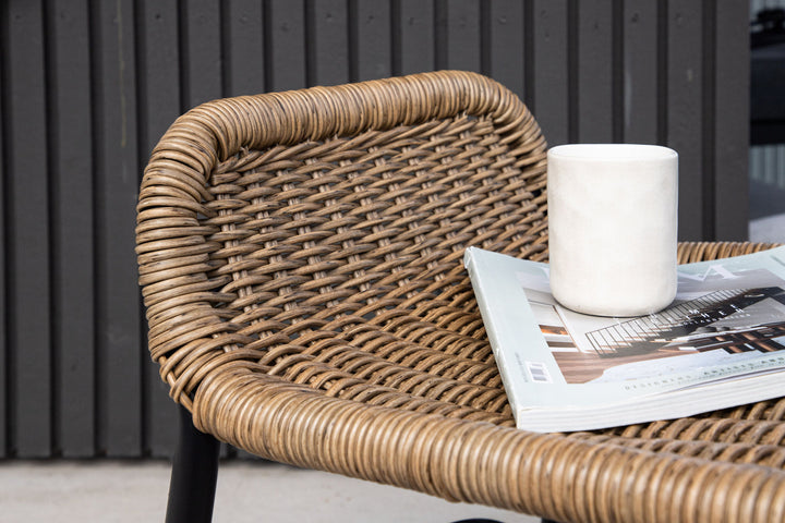 Venture Home Loreto Loungechair Black - Nature Rattan