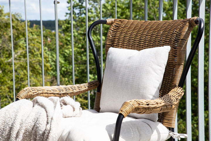 Venture Home Loreto Loungechair Black - Nature Rattan