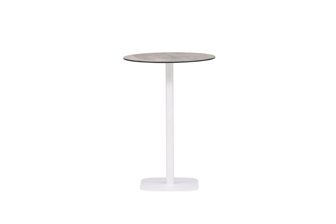 Venture Home Milano Bartable Steel - White / Round ø70