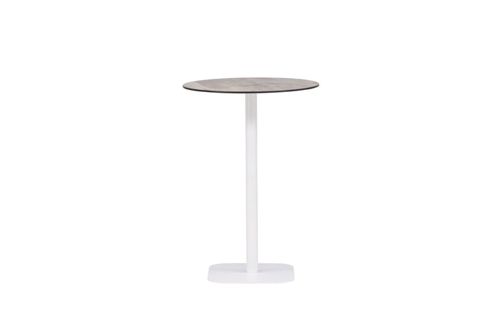Venture Home Milano Bartable Steel - White / Round ø70