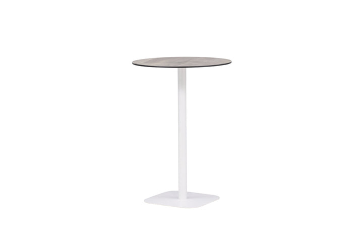 Venture Home Milano Bartable Steel - White / Round ø70