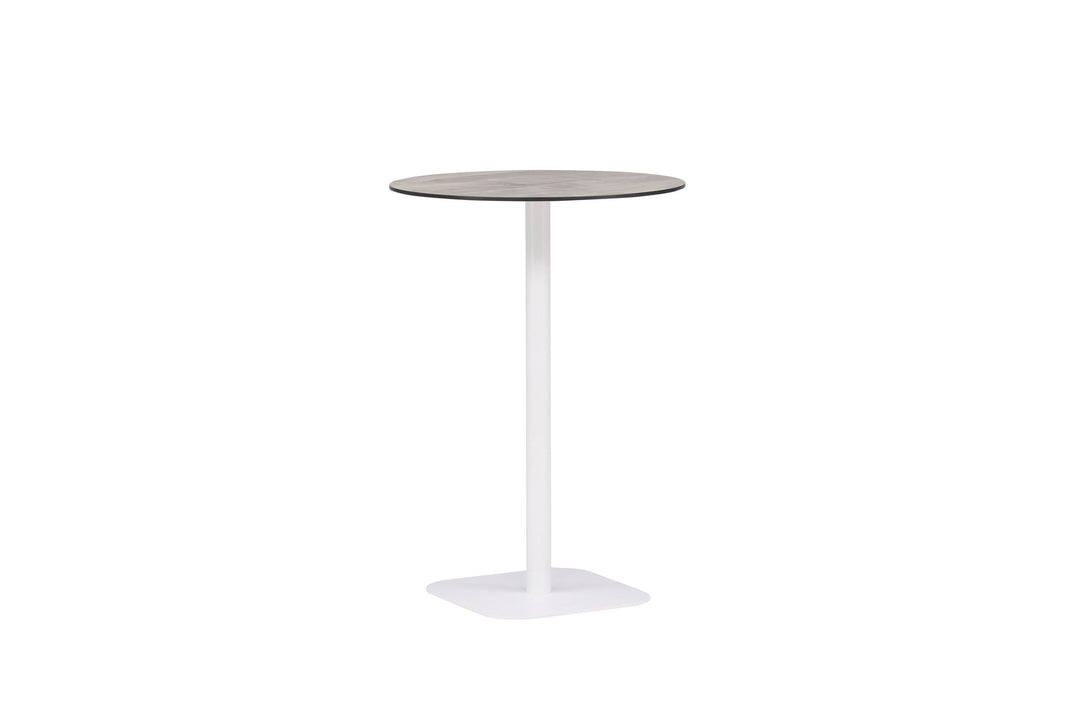 Venture Home Milano Bartable Steel - White / Round ø70