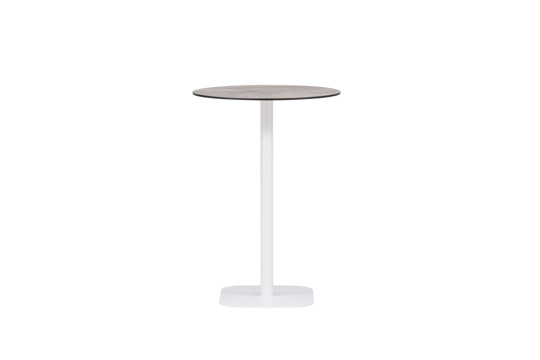 Venture Home Milano Bartable Steel - White / Round ø70