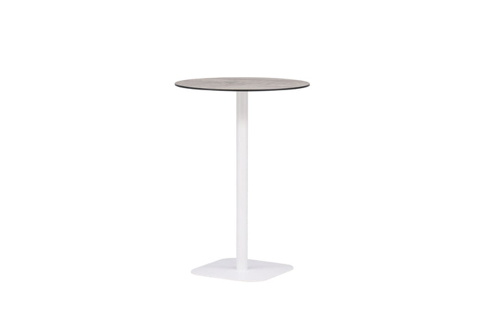 Venture Home Milano Bartable Steel - White / Round ø70