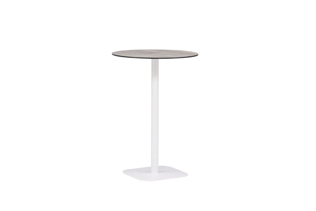 Venture Home Milano Bartable Steel - White / Round ø70
