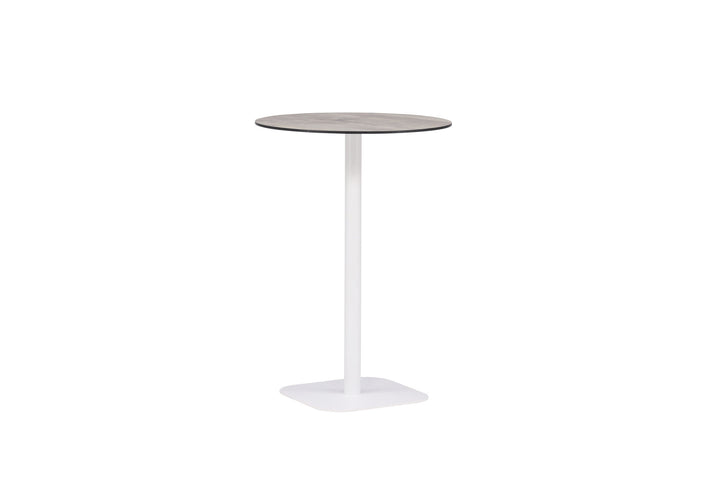 Venture Home Milano Bartable Steel - White / Round ø70