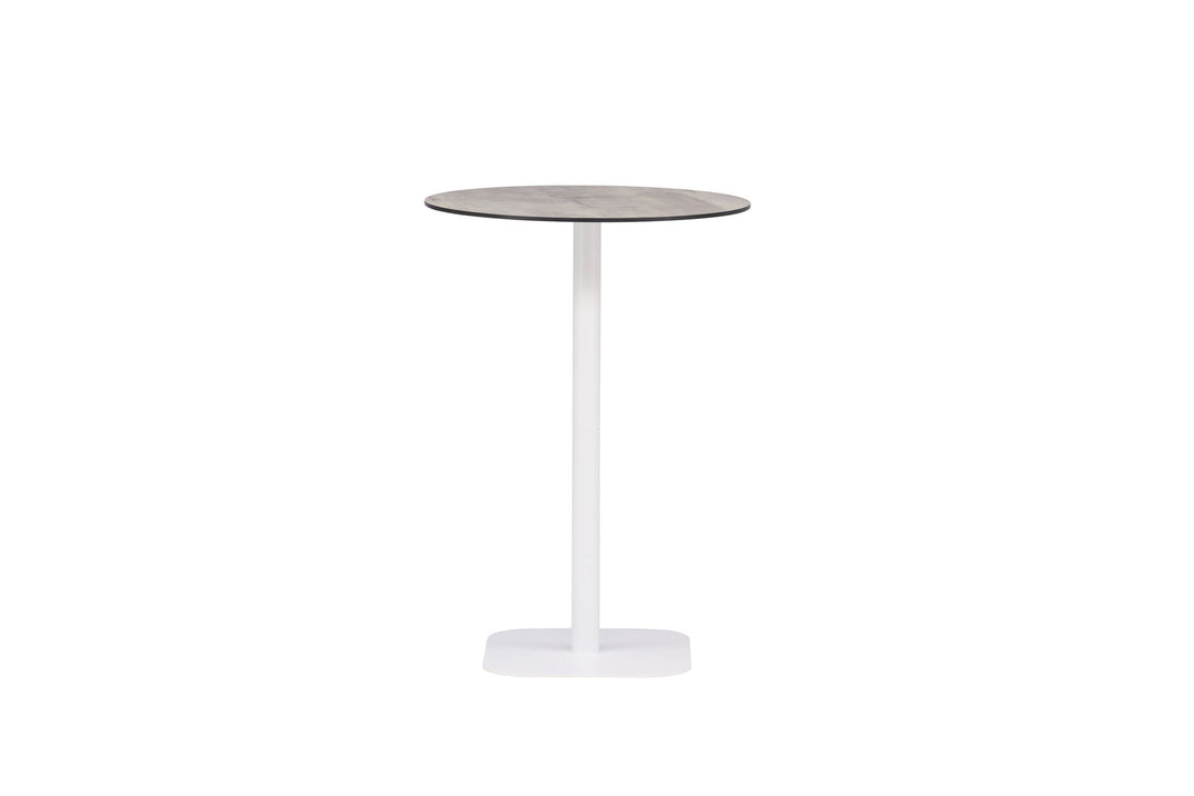 Venture Home Milano Bartable Steel - White / Round ø70