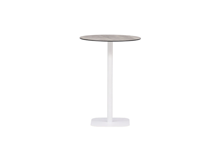 Venture Home Milano Bartable Steel - White / Round ø70