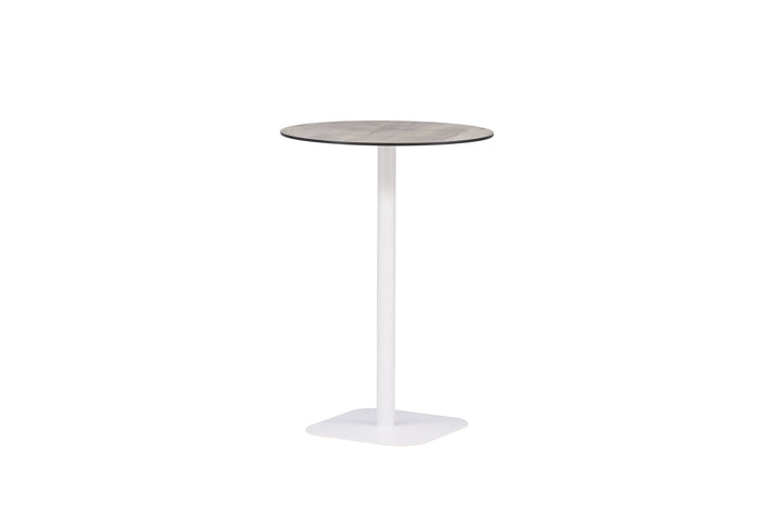 Venture Home Milano Bartable Steel - White / Round ø70