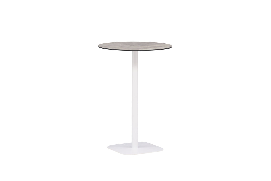 Venture Home Milano Bartable Steel - White / Round ø70