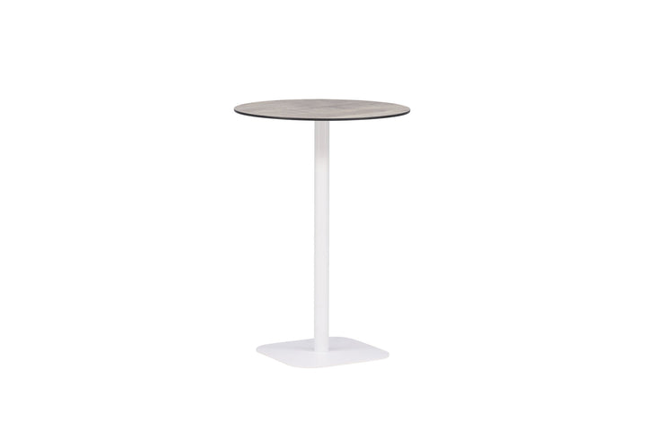 Venture Home Milano Bartable Steel - White / Round ø70