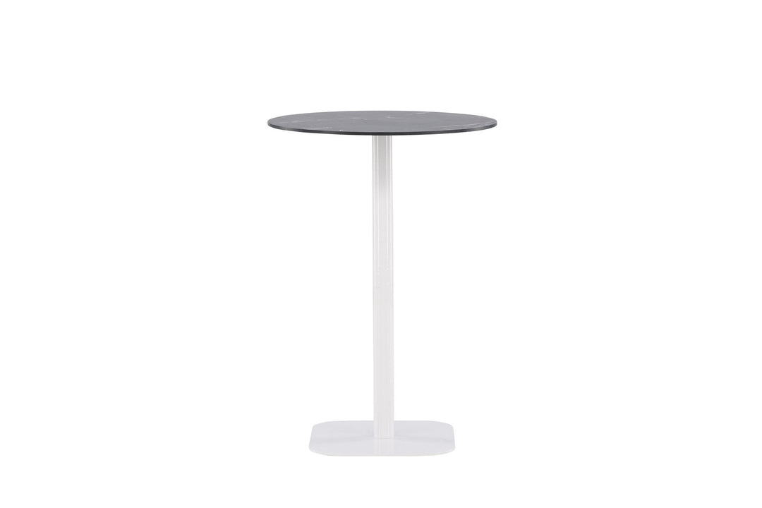 Venture Home Milano Bartable Steel - White / Round ø70
