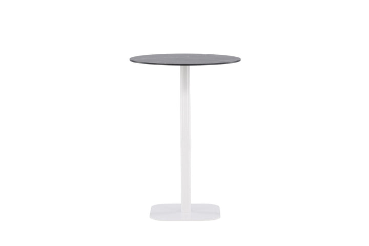 Venture Home Milano Bartable Steel - White / Round ø70
