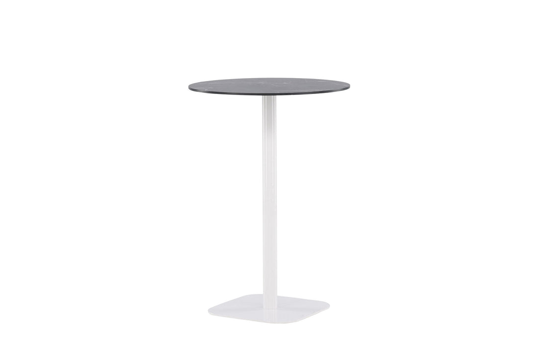Venture Home Milano Bartable Steel - White / Round ø70