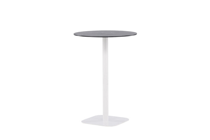 Venture Home Milano Bartable Steel - White / Round ø70