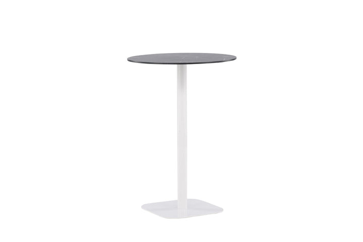 Venture Home Milano Bartable Steel - White / Round ø70