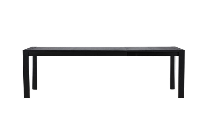 Vind Slider Spisebord 250x95x75 cm - Sort / Massiv Egetræsfiner