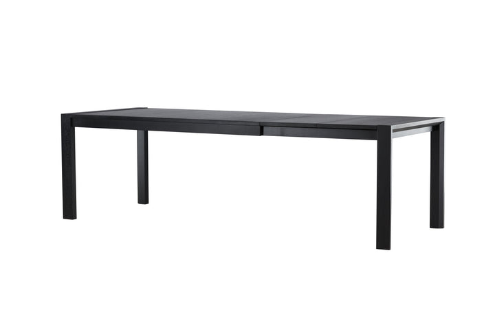 Vind Slider Spisebord 250x95x75 cm - Sort / Massiv Egetræsfiner