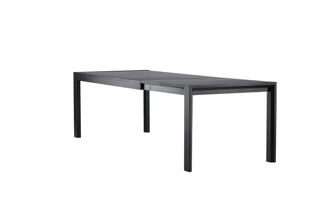 Vind Slider Spisebord 250x95x75 cm - Sort / Massiv Egetræsfiner