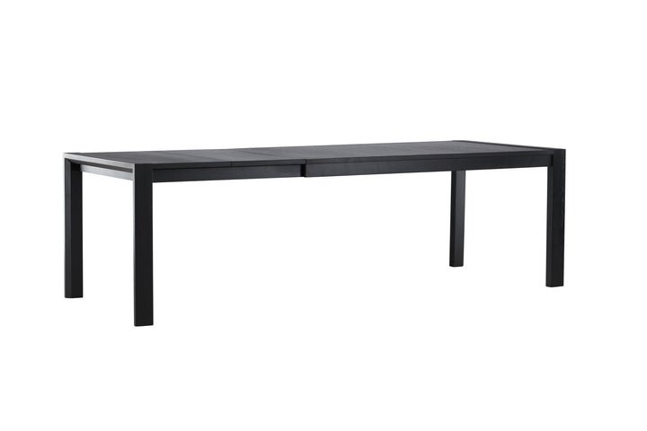 Vind Slider Spisebord 250x95x75 cm - Sort / Massiv Egetræsfiner