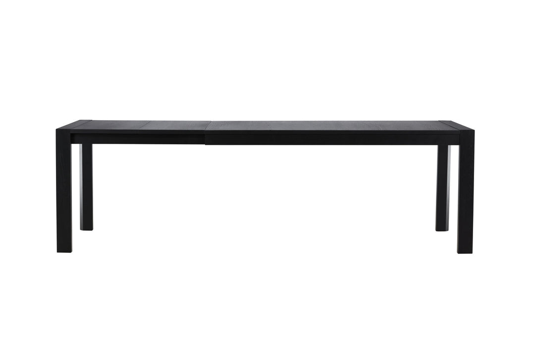 Vind Slider Spisebord 250x95x75 cm - Sort / Massiv Egetræsfiner