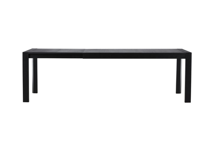 Vind Slider Spisebord 250x95x75 cm - Sort / Massiv Egetræsfiner