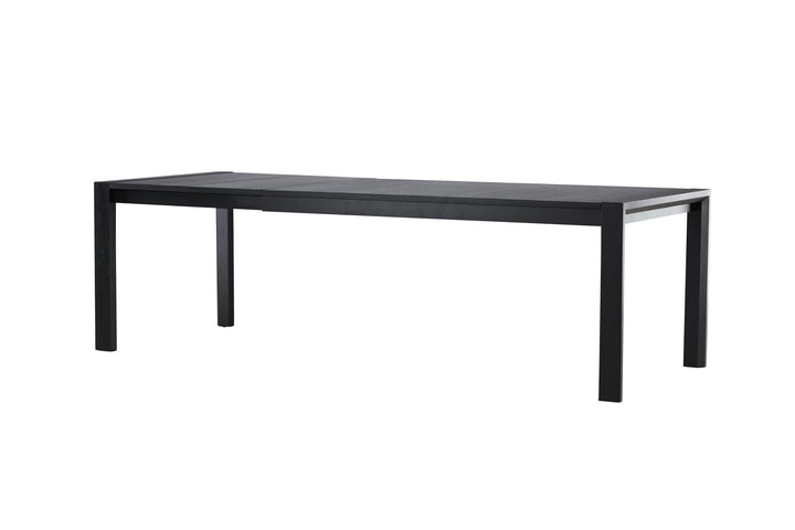 Vind Slider Spisebord 250x95x75 cm - Sort / Massiv Egetræsfiner