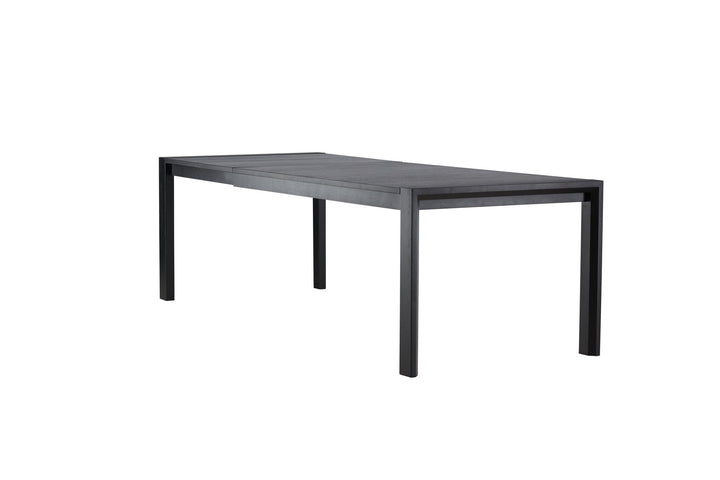 Vind Slider Spisebord 250x95x75 cm - Sort / Massiv Egetræsfiner
