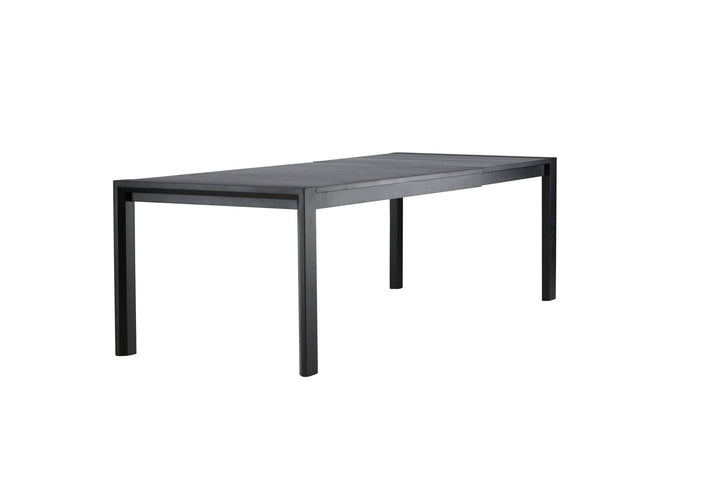 Vind Slider Spisebord 250x95x75 cm - Sort / Massiv Egetræsfiner