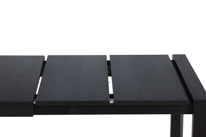 Vind Slider Spisebord 250x95x75 cm - Sort / Massiv Egetræsfiner