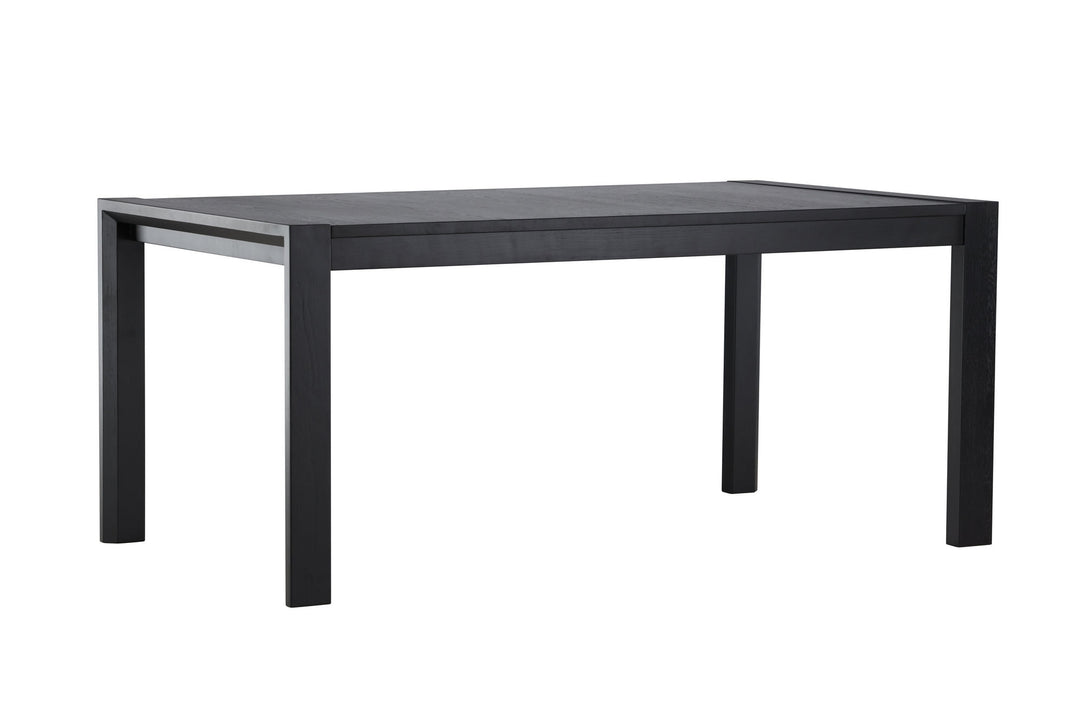 Vind Slider Spisebord 250x95x75 cm - Sort / Massiv Egetræsfiner