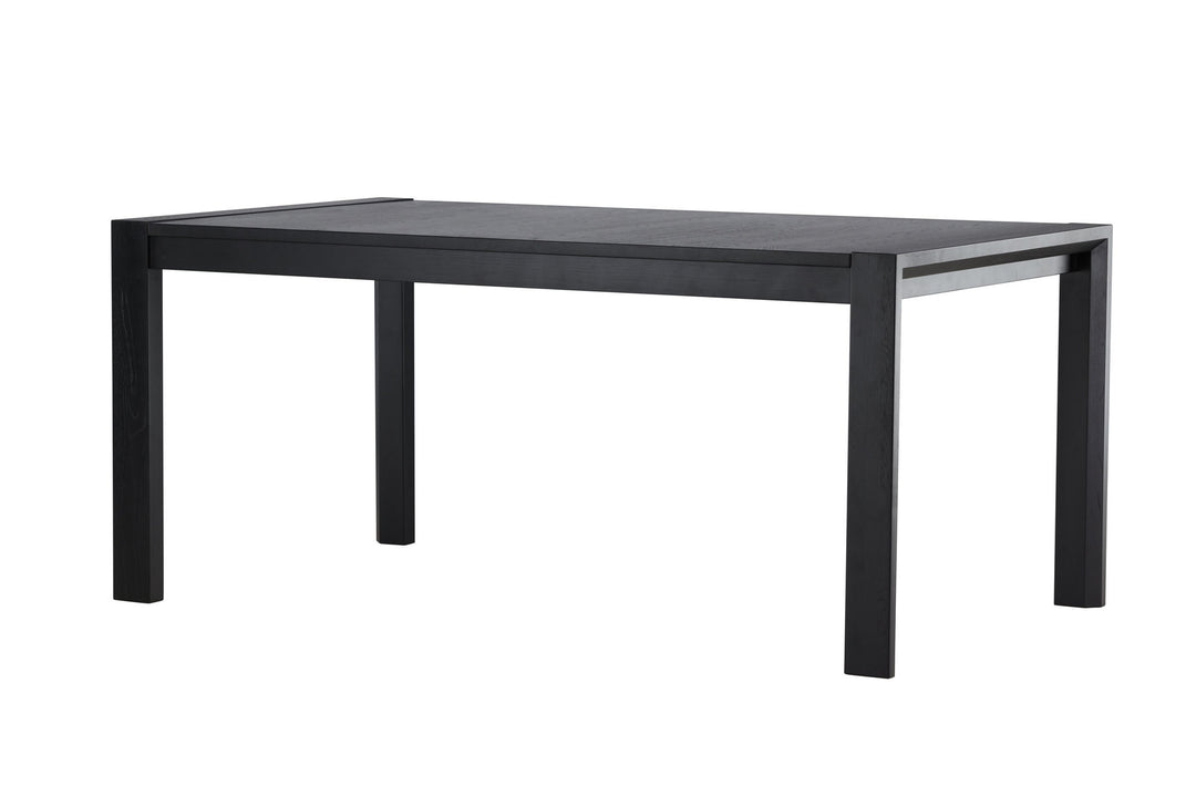 Vind Slider Spisebord 250x95x75 cm - Sort / Massiv Egetræsfiner