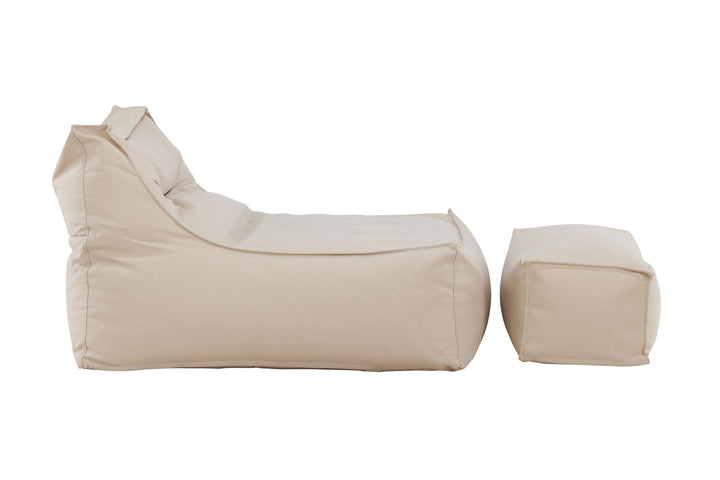 Venture Home Redang Relaxbag with Ottoman   -  Beige