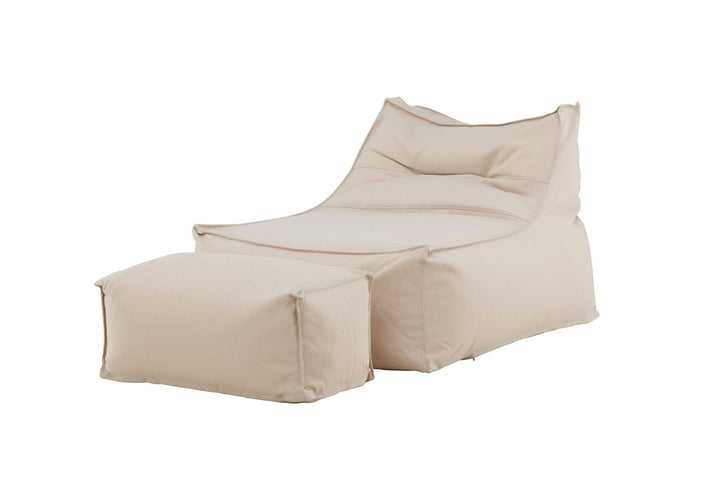 Venture Home Redang Relaxbag with Ottoman   -  Beige