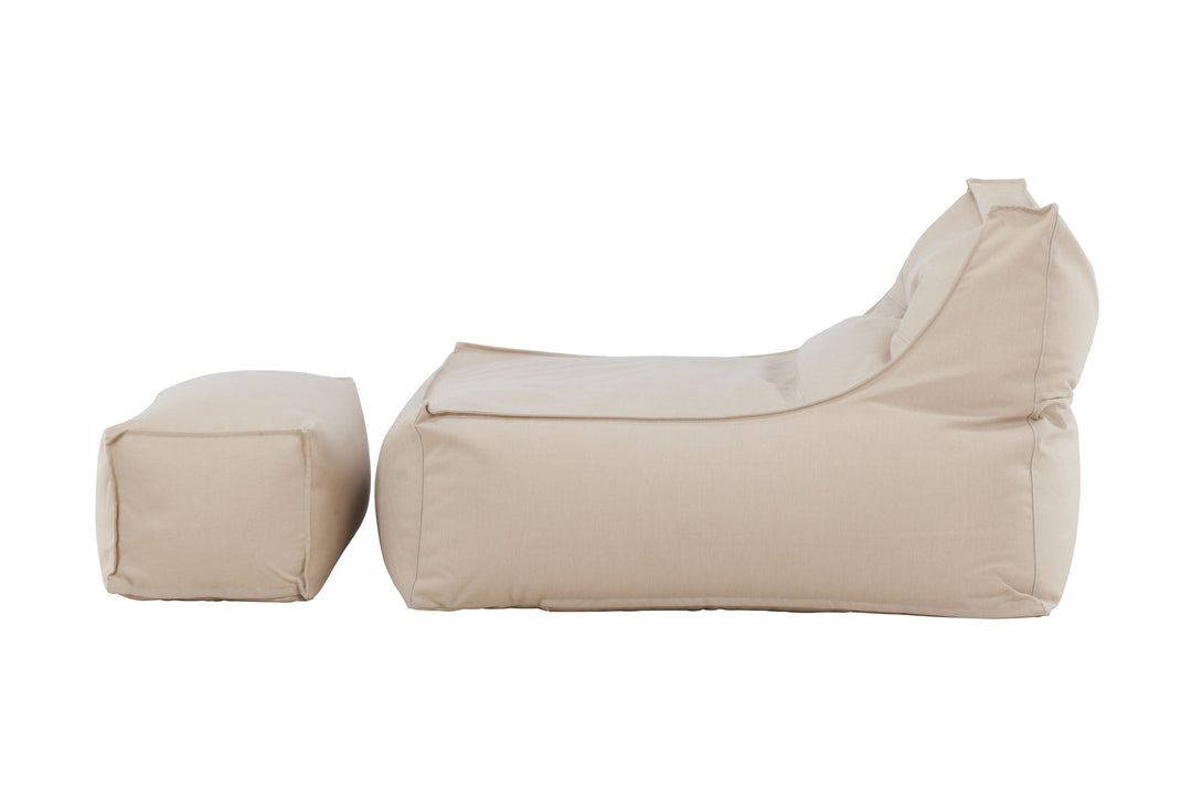 Venture Home Redang Relaxbag with Ottoman   -  Beige