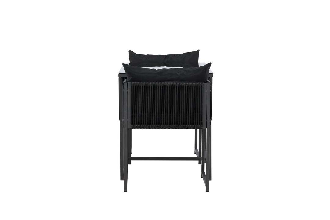 Venture Home Noto Balcony Set - Black / Black