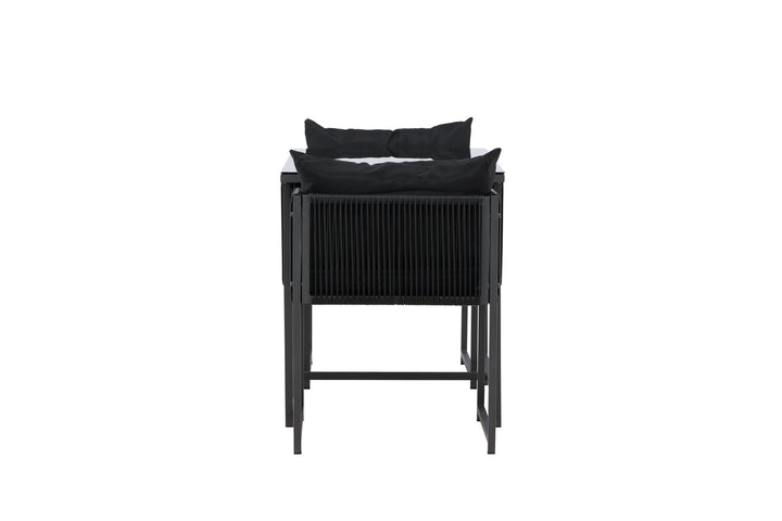 Venture Home Noto Balcony Set - Black / Black