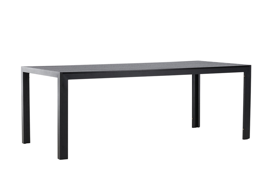 Venture Home Mirko Dining Table 205x90x74 - Black / Black