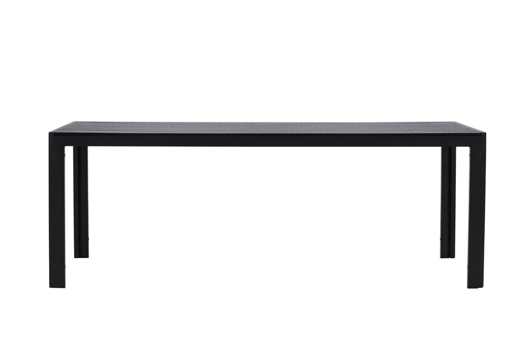 Venture Home Mirko Dining Table 205x90x74 - Black / Black