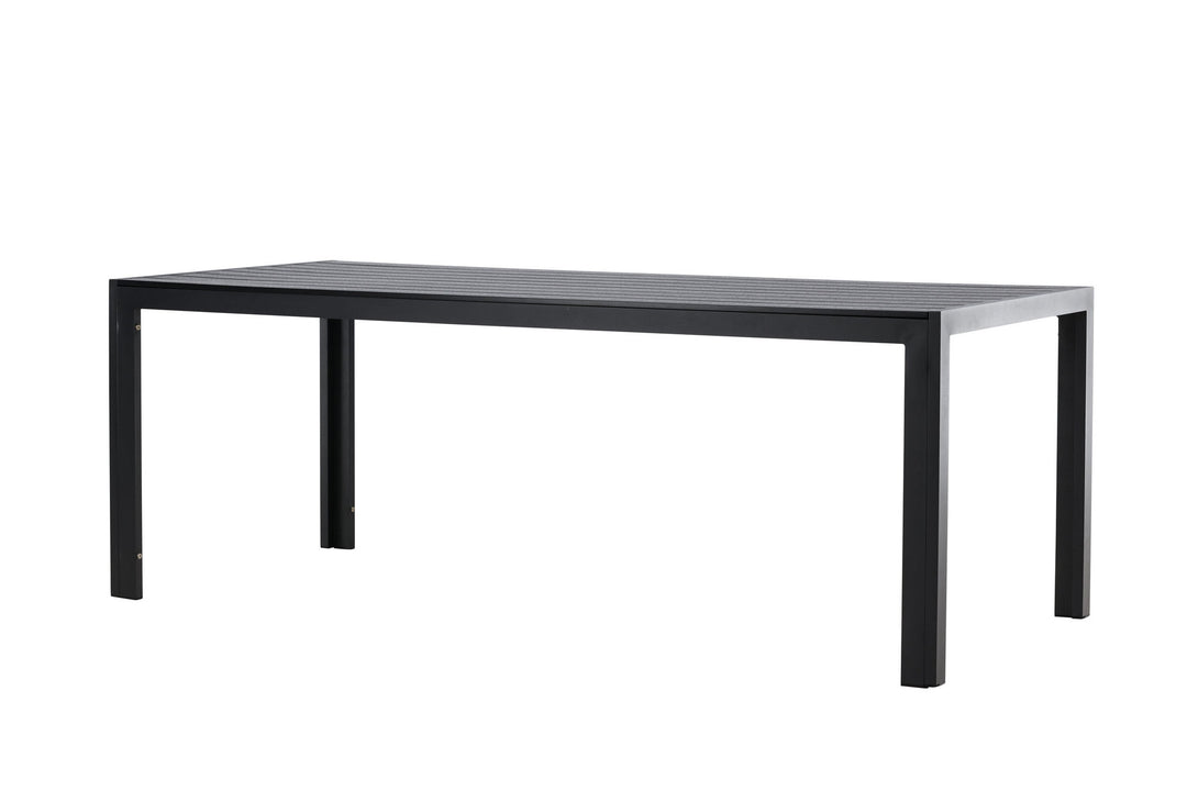 Venture Home Mirko Dining Table 205x90x74 - Black / Black