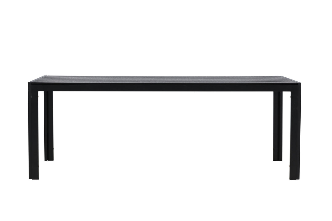 Venture Home Mirko Dining Table 205x90x74 - Black / Black