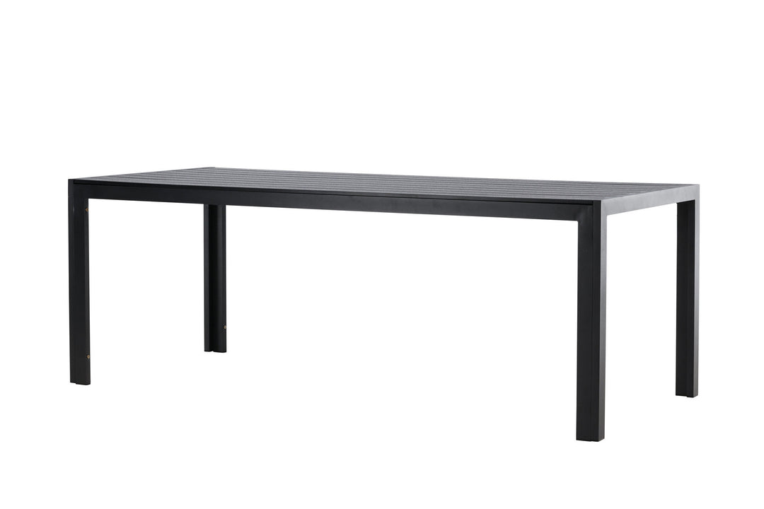 Venture Home Mirko Dining Table 205x90x74 - Black / Black
