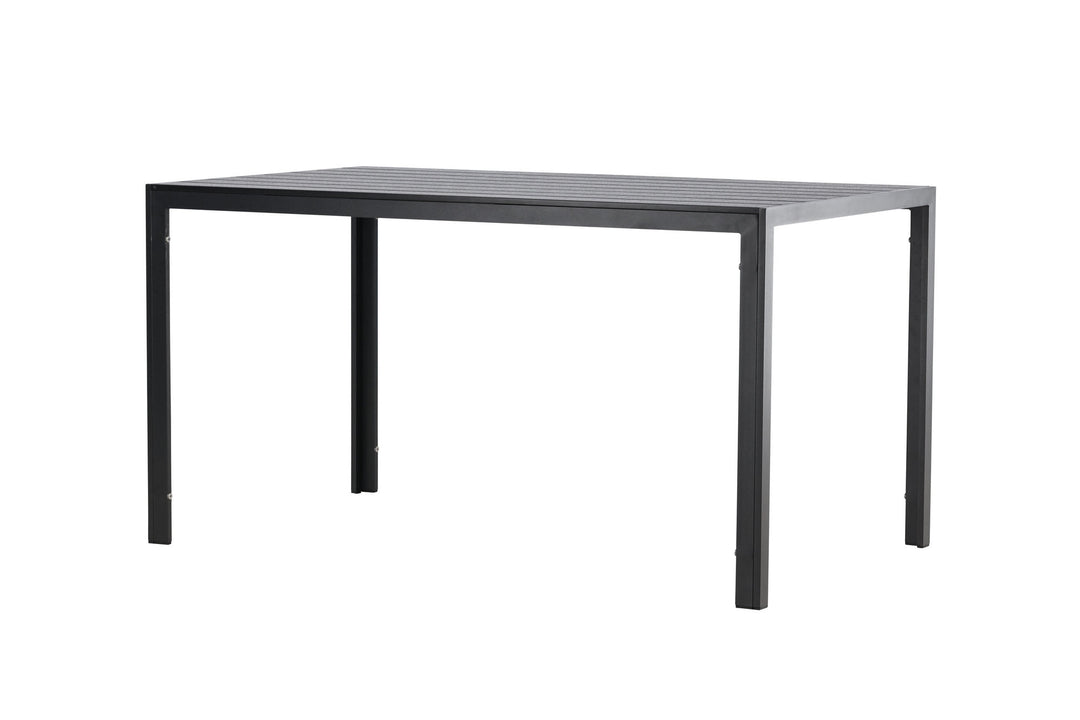 Venture Home Mirko Dining Table 140x80x74 - Black / Black